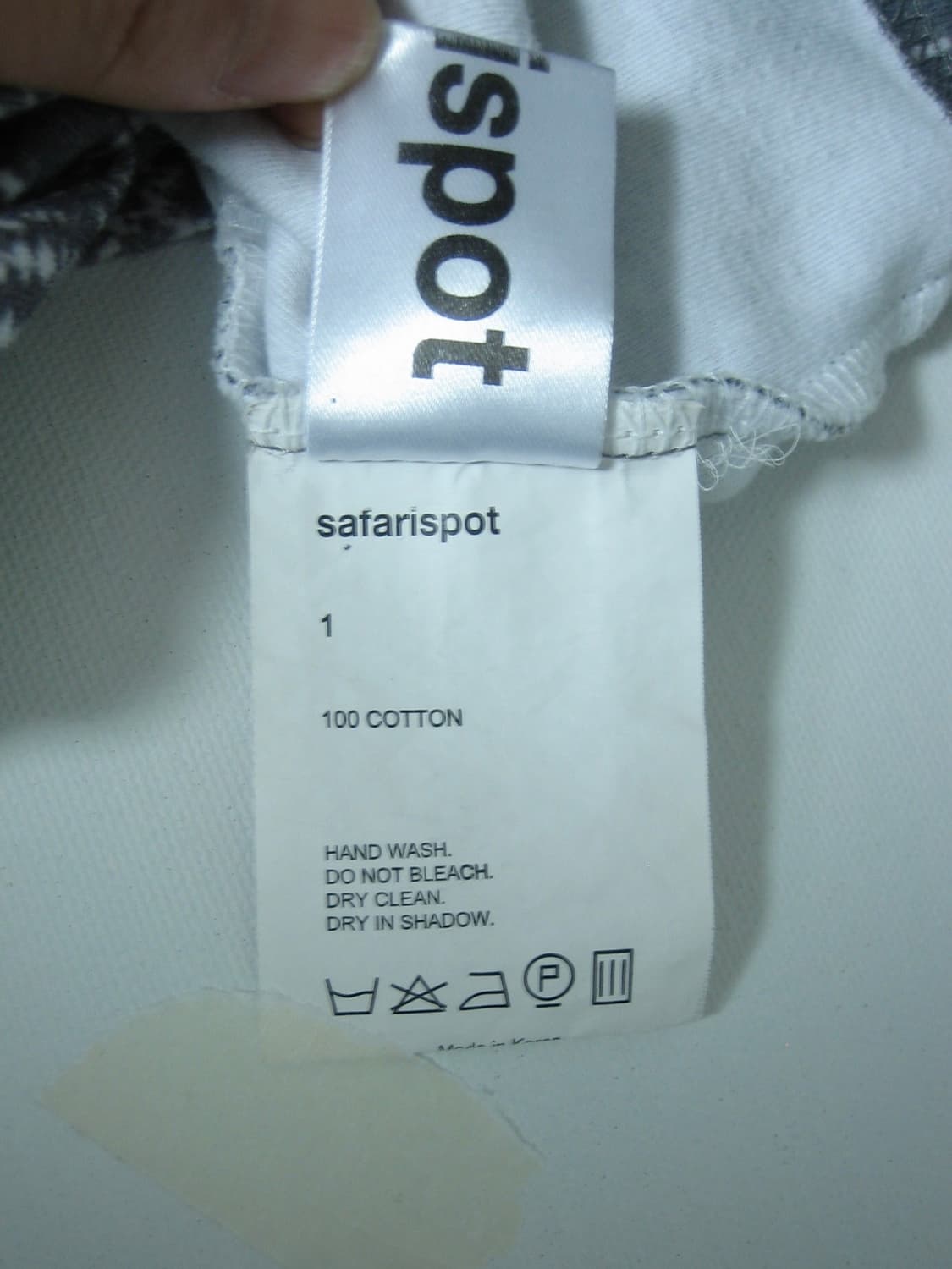 [safarispot] 1/2 knit Print Sleeveless 상품이미지6