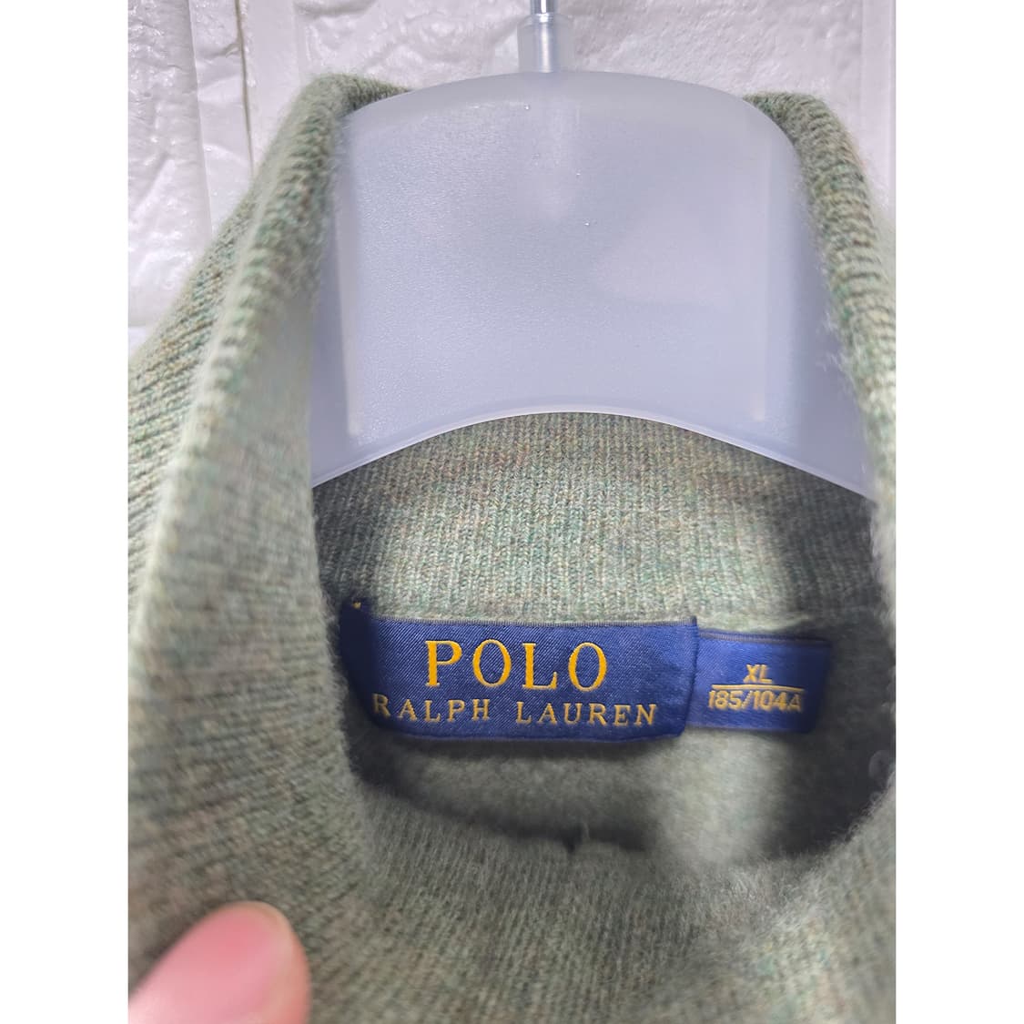 택포_ 폴로 랄프로렌 하프집업 니트 M 상품이미지2