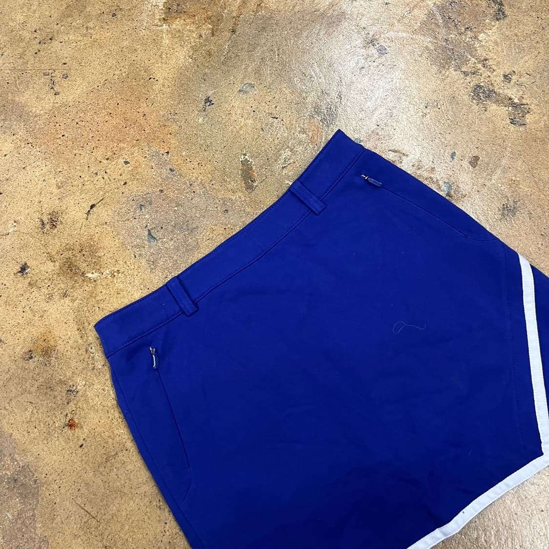 [정품] 타이틀리스트 블루 스커트 치마바지 흰색 라인 포인트 b10 상품이미지1