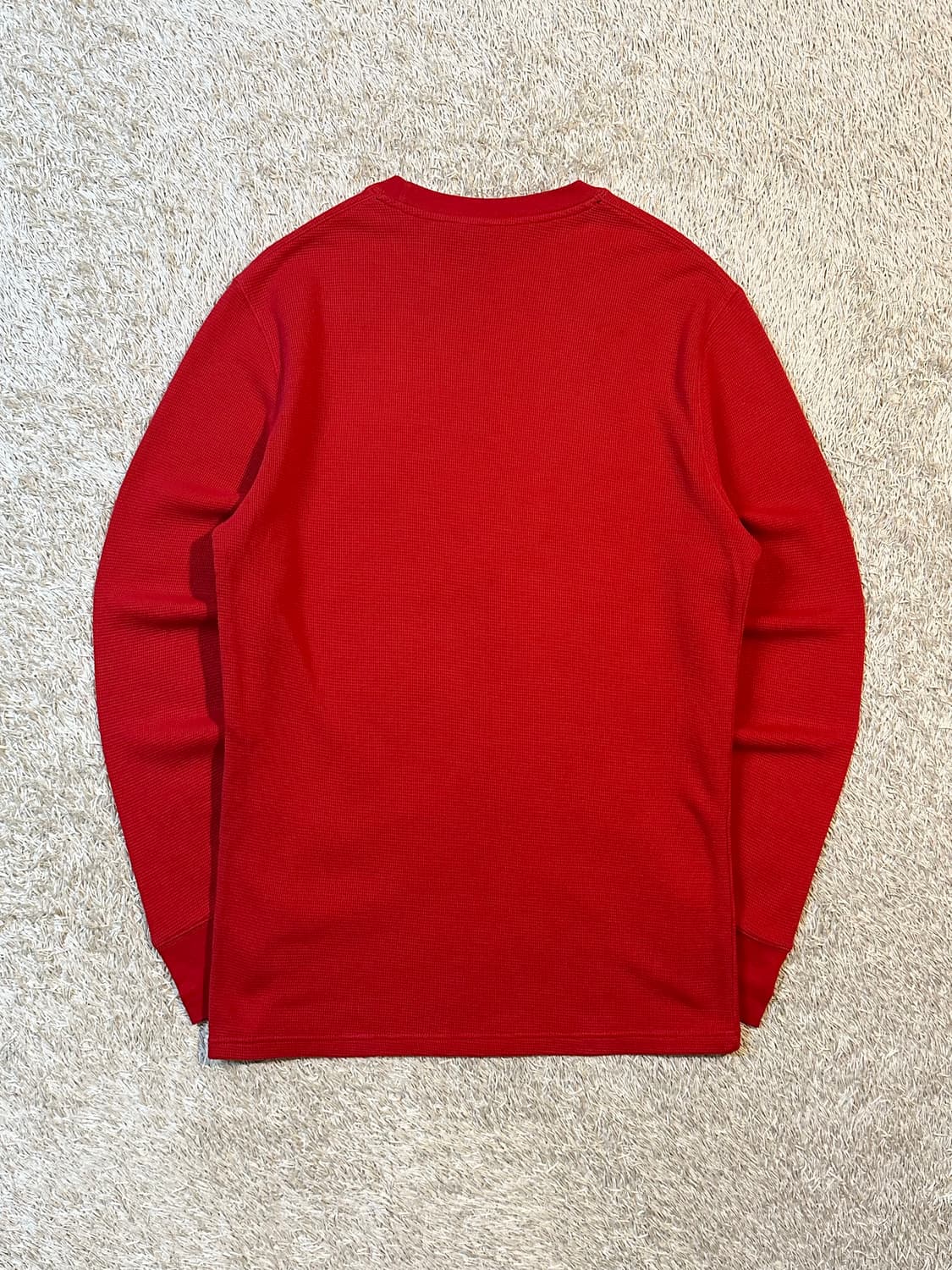 폴로 랄프로렌 와플 니트 롱슬리브 긴팔 레드 상품이미지3