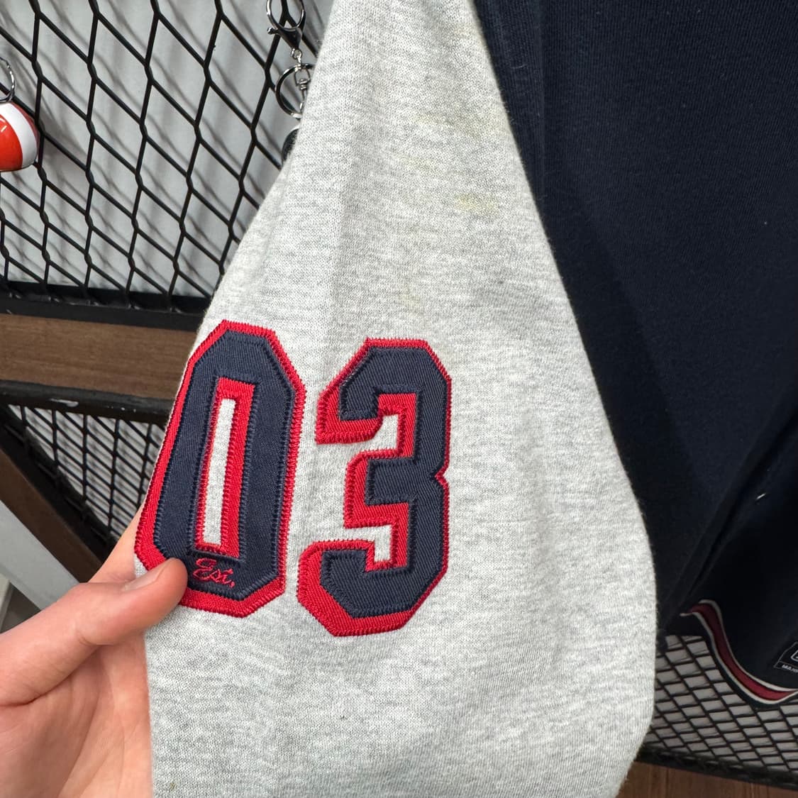 00s 마제스틱 뉴욕 양키스 후드 바시티 자켓 네이비 상품이미지6