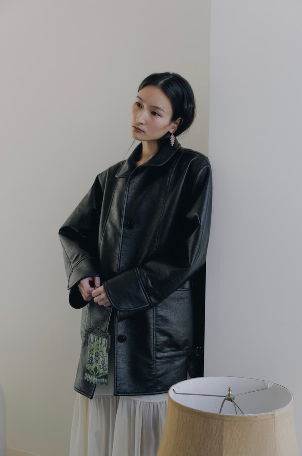 (새상품) 파르벵 VORN LEATHER HALF JACKET 상품이미지2