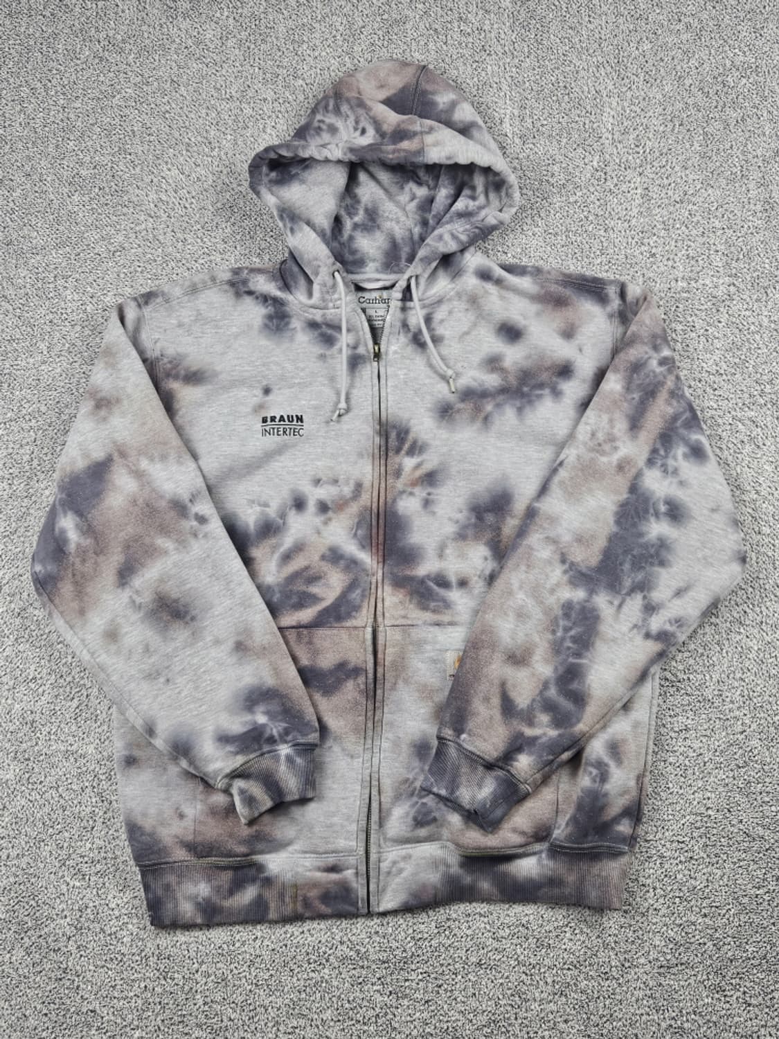 칼하트 다잉 워시드 커스텀 써멀 후드집업 ( L ) / 10008 상품이미지2