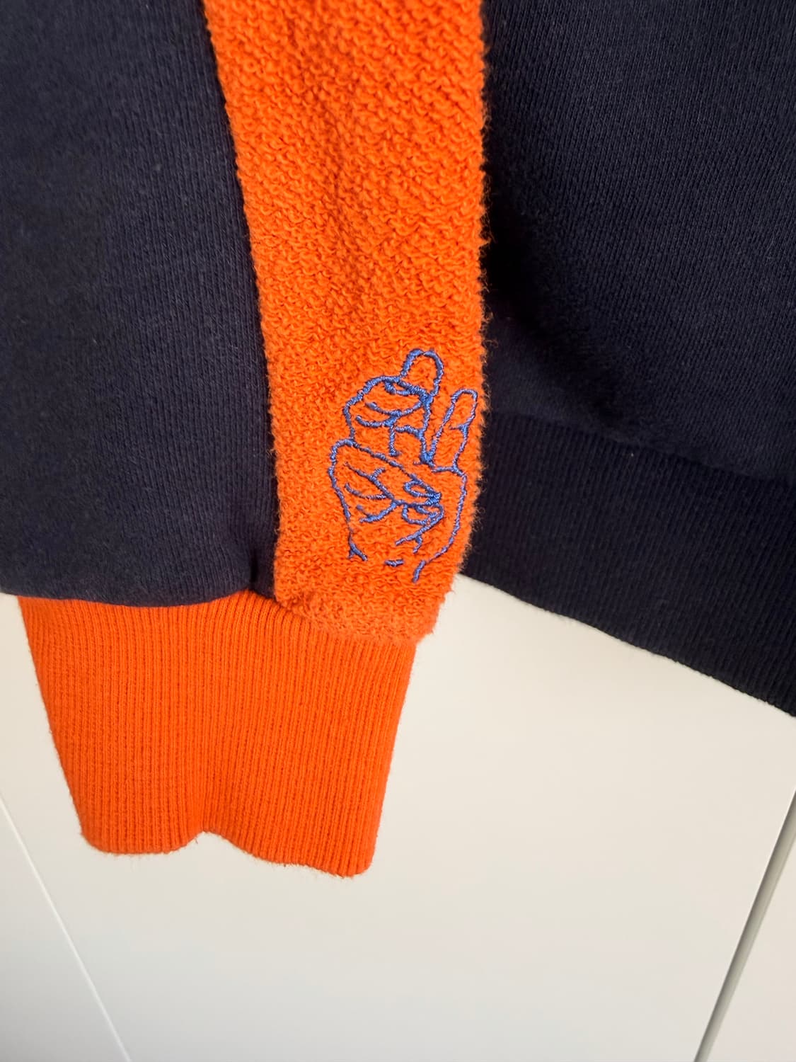 DBSW 네이비 오렌지 포인트 셋업 M 상품이미지3