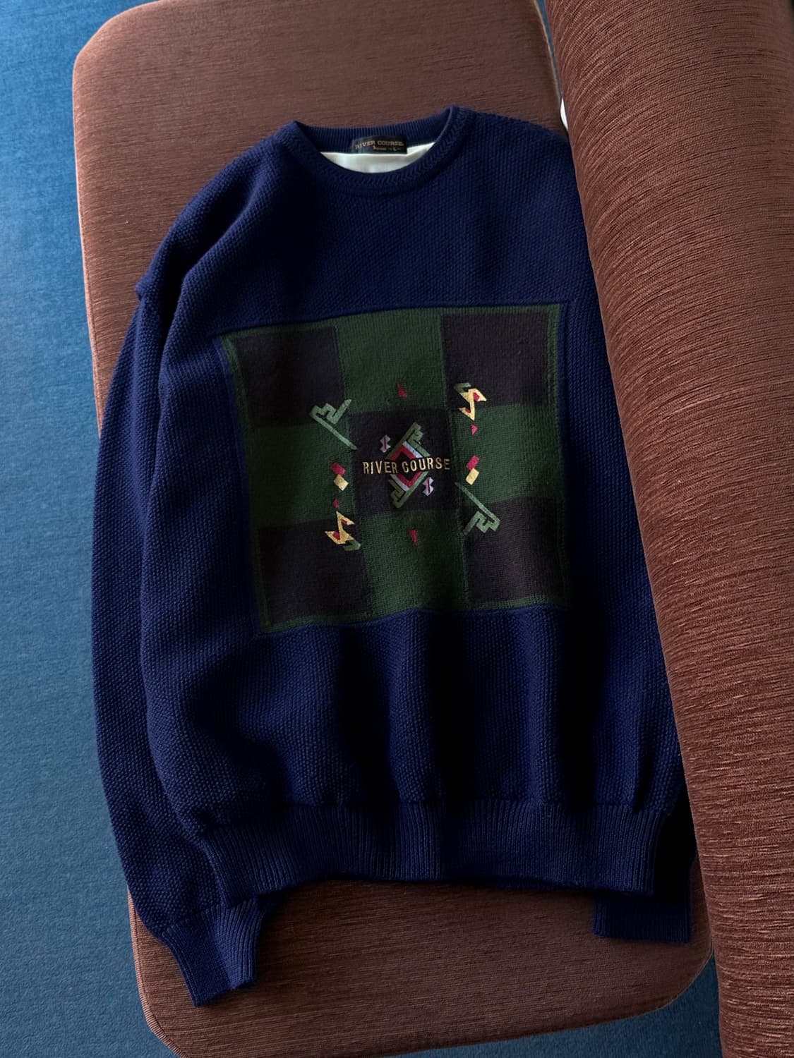 Design stitch inner liner knit P/O 상품이미지4