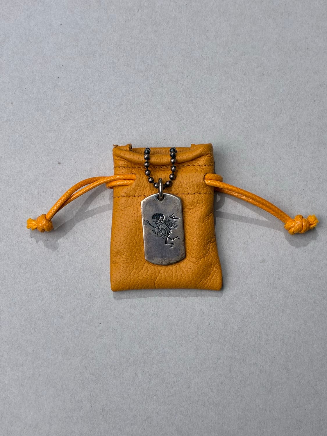 론원스 X 갤러리 디파트먼트 스켈레톤 도그 택 펜던트 목걸이 925실버 상품이미지4