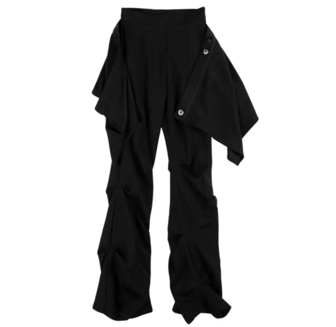 오호스 랩 오버 턱 팬츠 M(2size) 상품이미지1