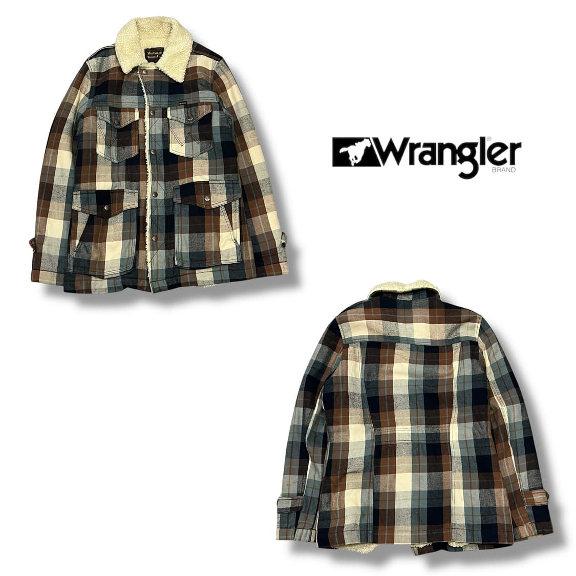 랭글러 셰르파 체크자켓 s08420 상품이미지1