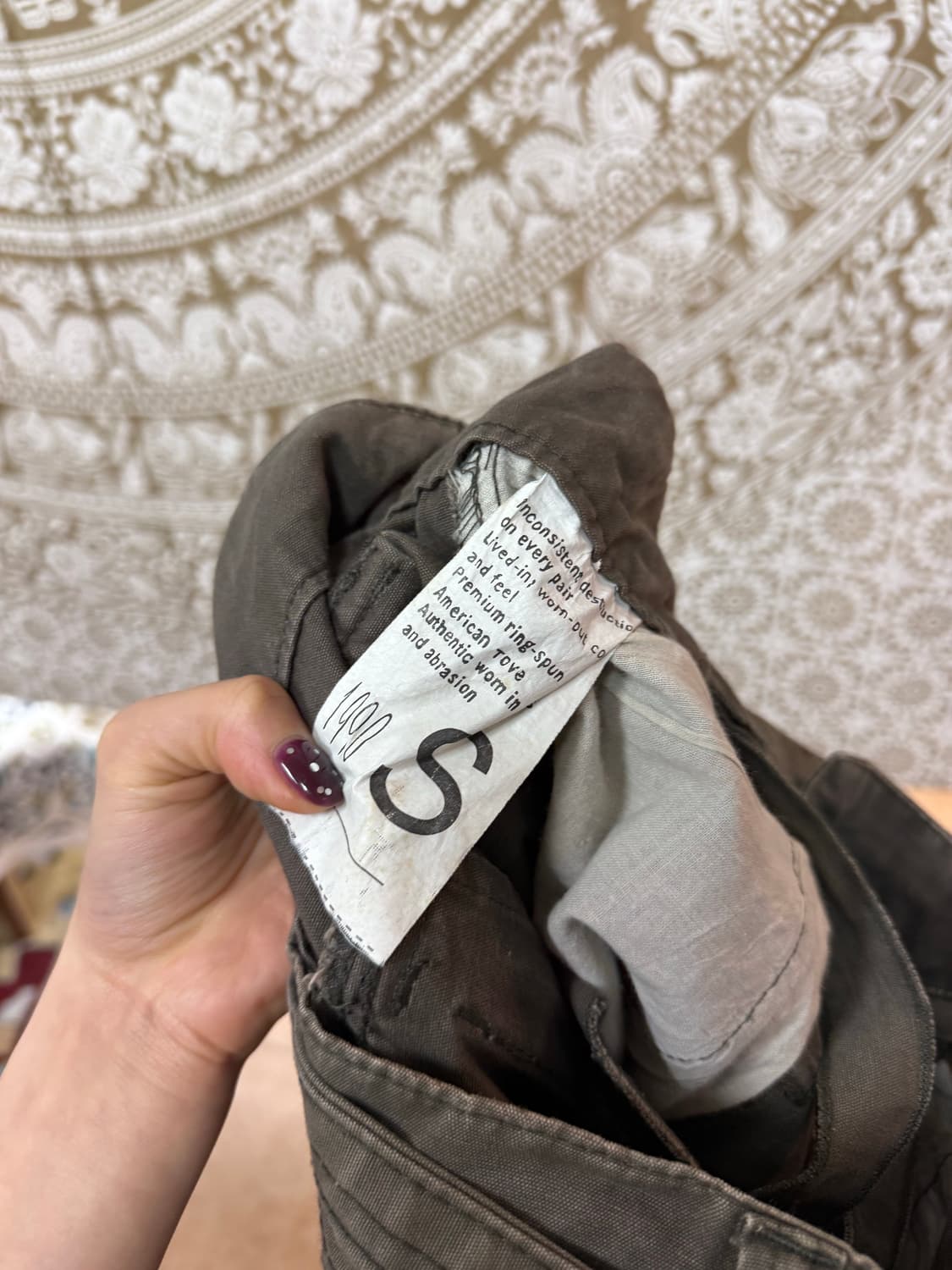 빈티지 여성 벨티드 포켓 카고팬츠 (Z1020) 상품이미지6