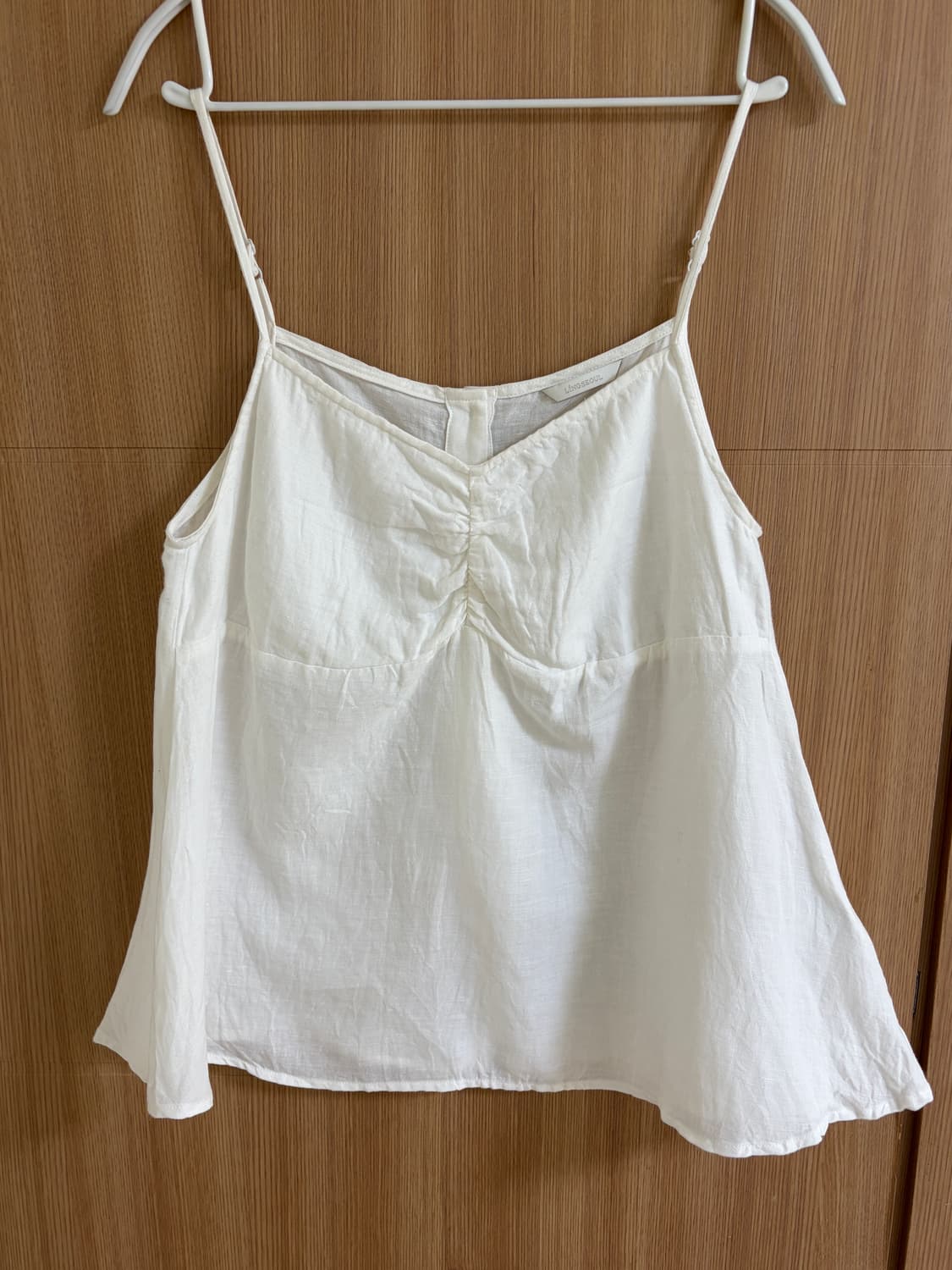 (무료배송)링서울 린넨 슬리브리스 아이보리 상품이미지3