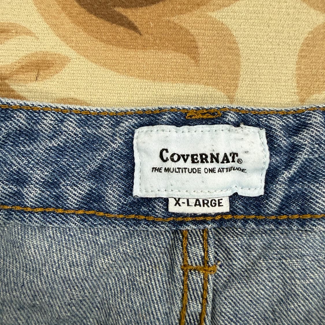 (XL)커버낫 Covernat 중청 워싱 데님팬츠 상품이미지4