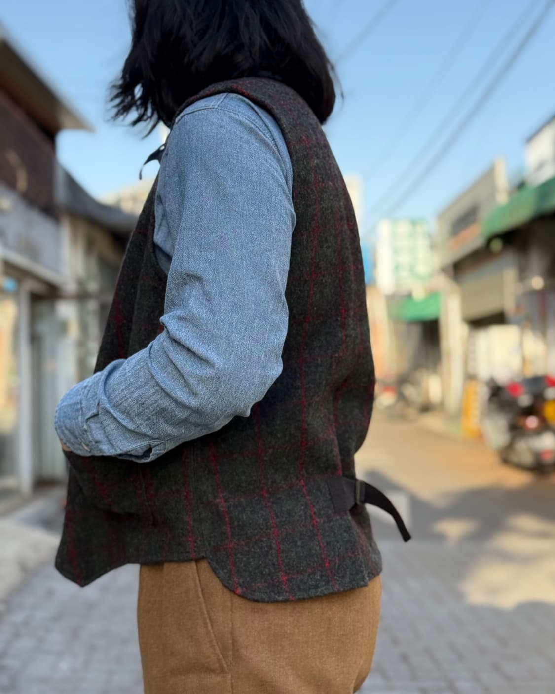 90-00‘s 존슨 울런 밀즈 울 블랜드 헌팅 베스트 XL 상품이미지8