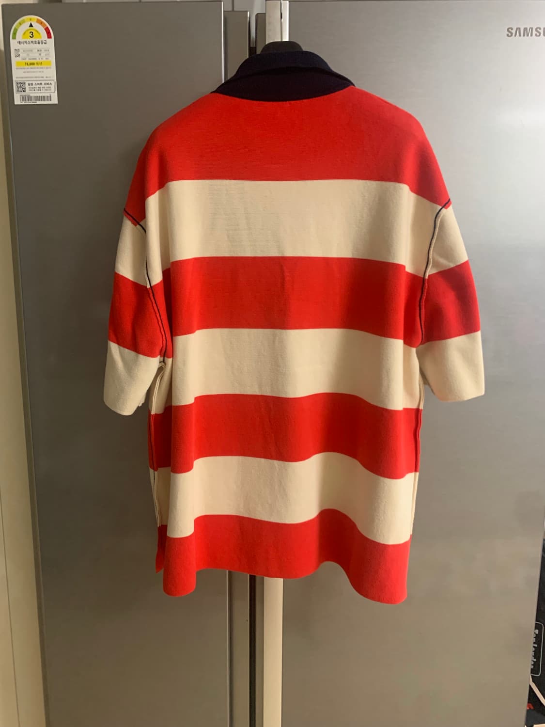 SUNNEI 써메이 스트라이프 니트 폴로 티셔츠 상품이미지3