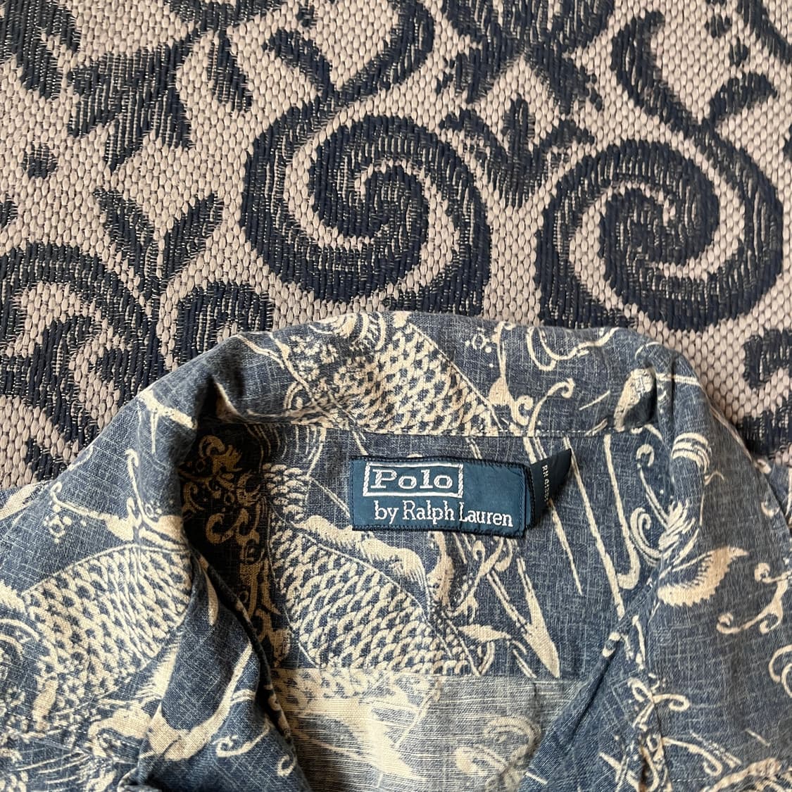 S 폴로 잉어 하와이안 셔츠/W2628 상품이미지4