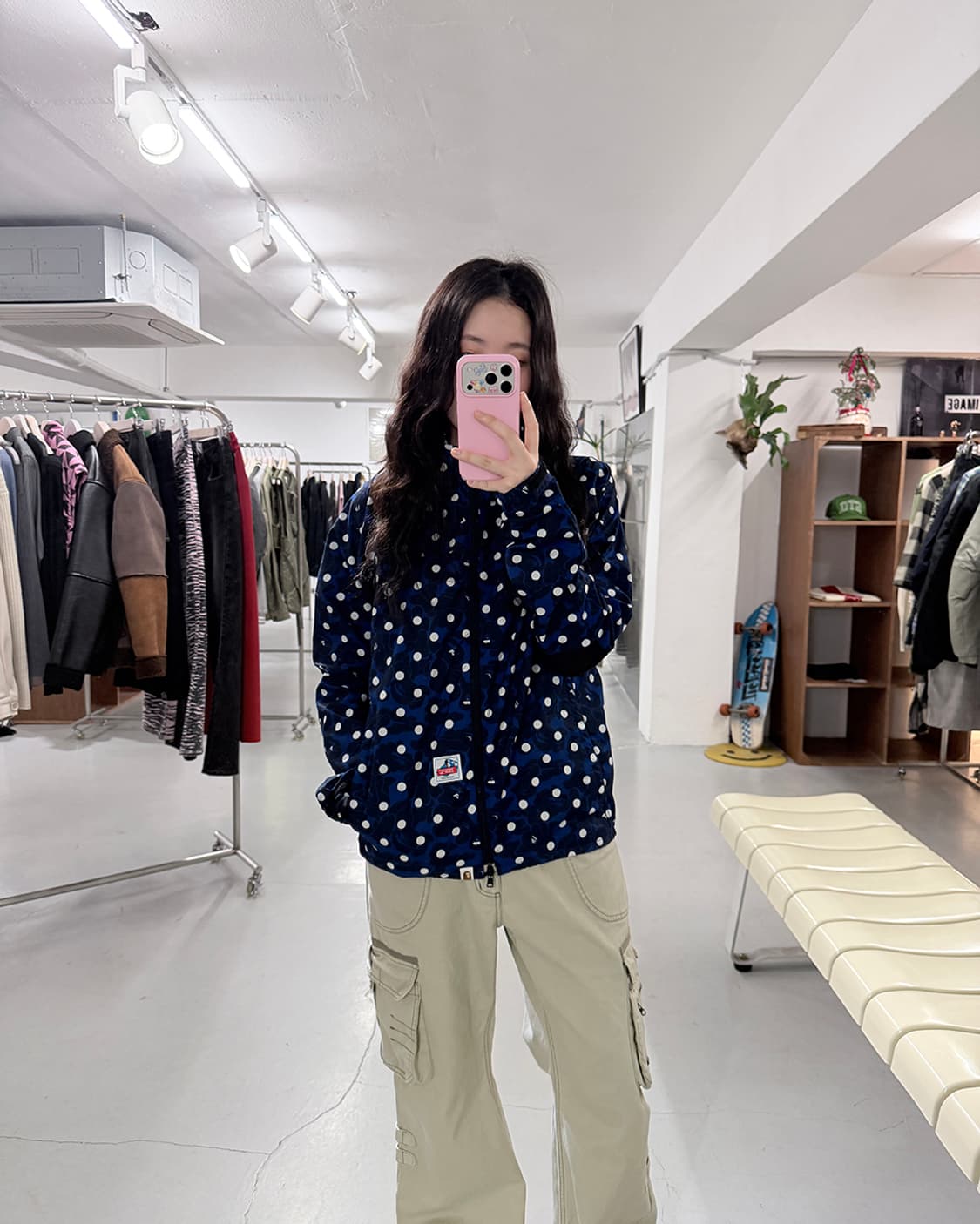 베이프 A BATHING APE Dot Hooded Jacket 상품이미지1