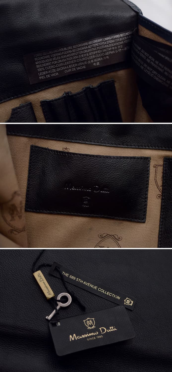 마시모두띠 한정판 레더 버클락 클러치백 도큐먼트케이스 상품이미지10