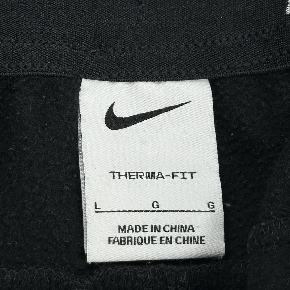 나이키 스우시 써마핏 블랙 조거팬츠 (L) 상품이미지6