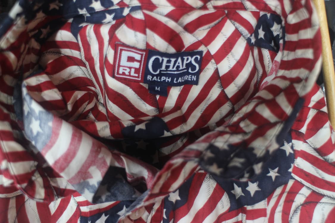 챕스 랄프 로렌 국기 성조기 셔츠 m  100 상품이미지3