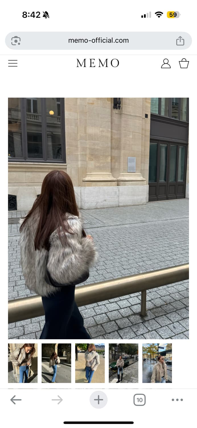 MEMO paris CONCORDE FAUX-FUR jacket 상품이미지4