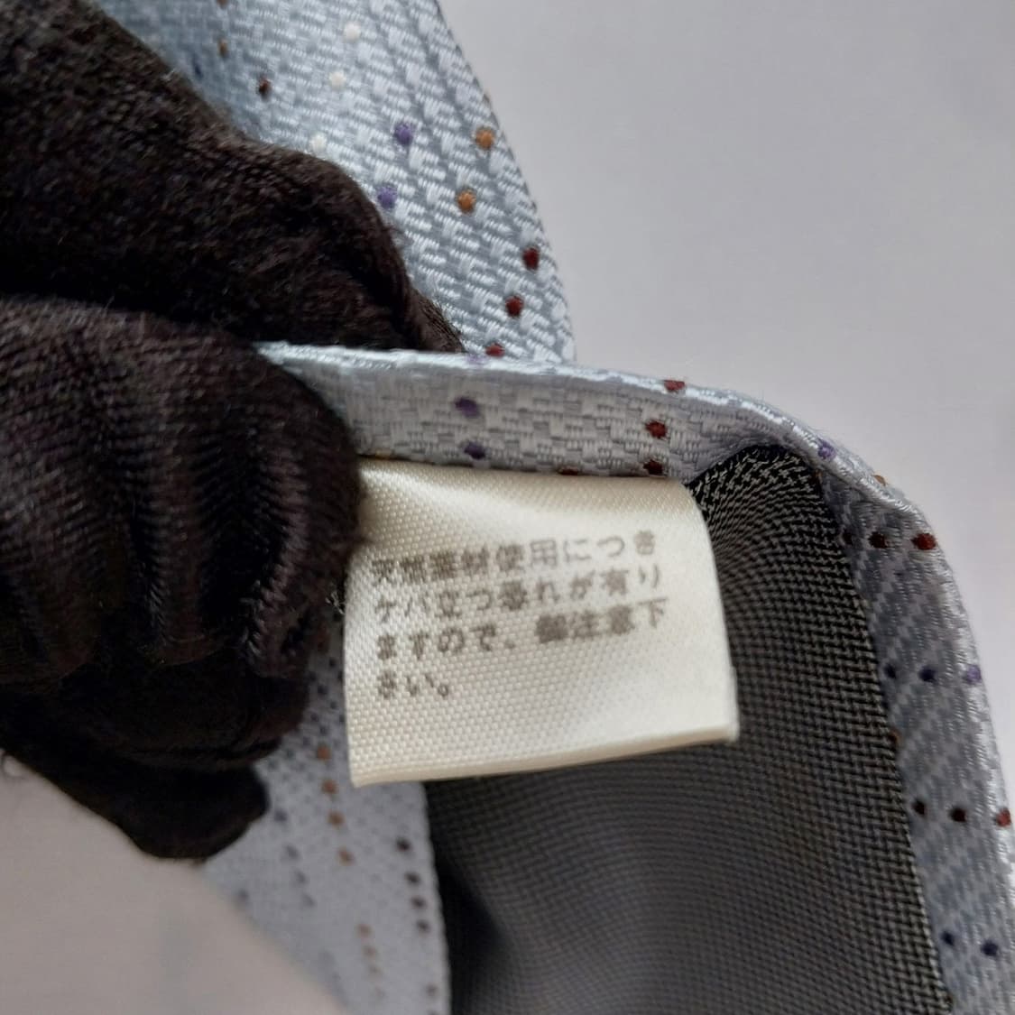 타케오 키쿠치 실크 도트 패턴 넥타이 8.6cm A+등급 K1766 상품이미지10