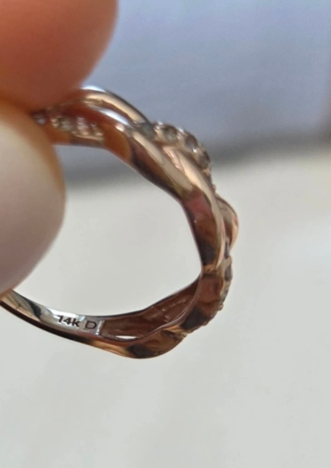 스톤헨지 14k 브라운다이아세팅 링 상품이미지3