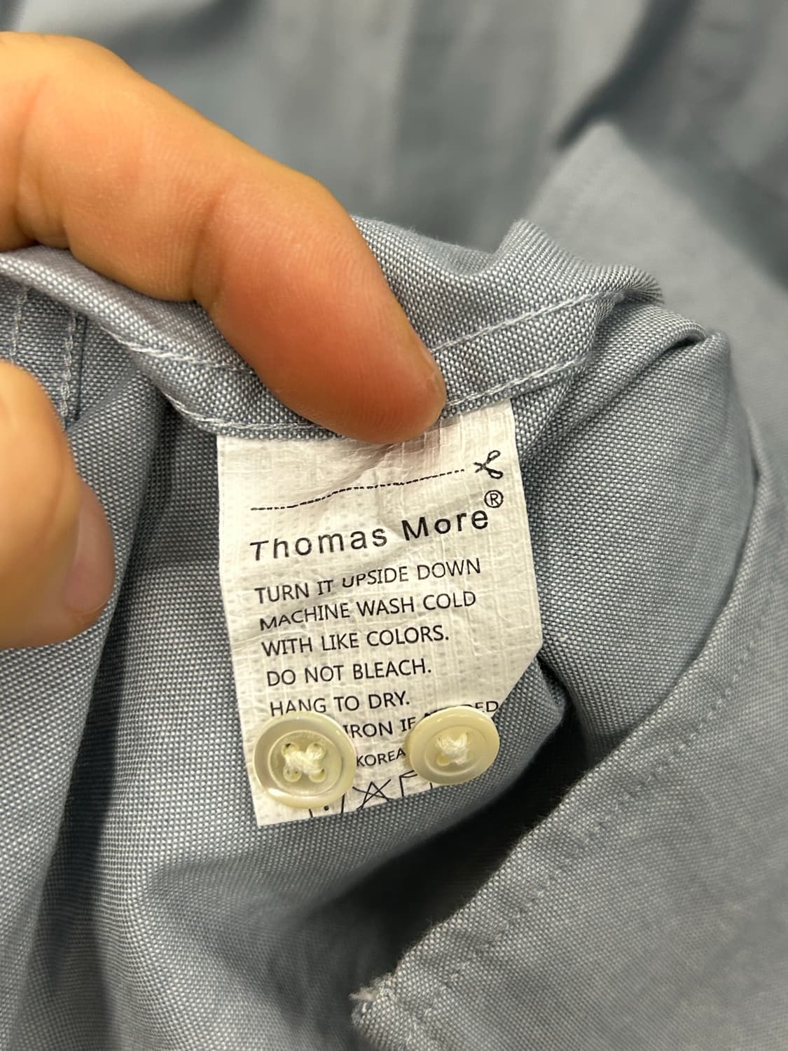 Thomas More (토마스모어) 하늘색 셔츠 상품이미지5