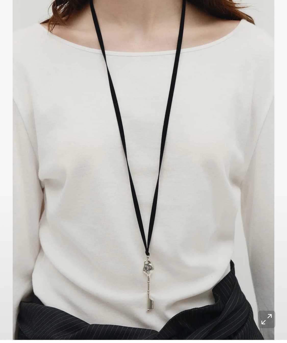솔티페블 키 key 벨벳 목걸이 아모멘토 cos  상품이미지2
