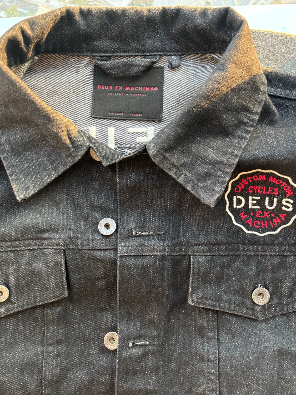 데우스 흑청 데님 자켓  상품이미지3