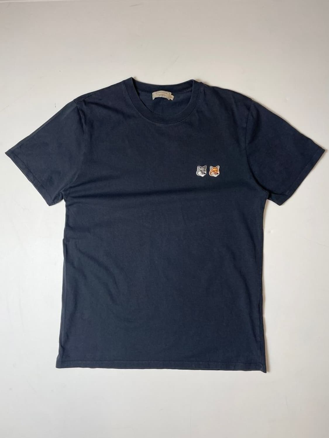 메종키츠네 21SS 더블 폭스 헤드 패치 반팔 티셔츠 PN9646 상품이미지1