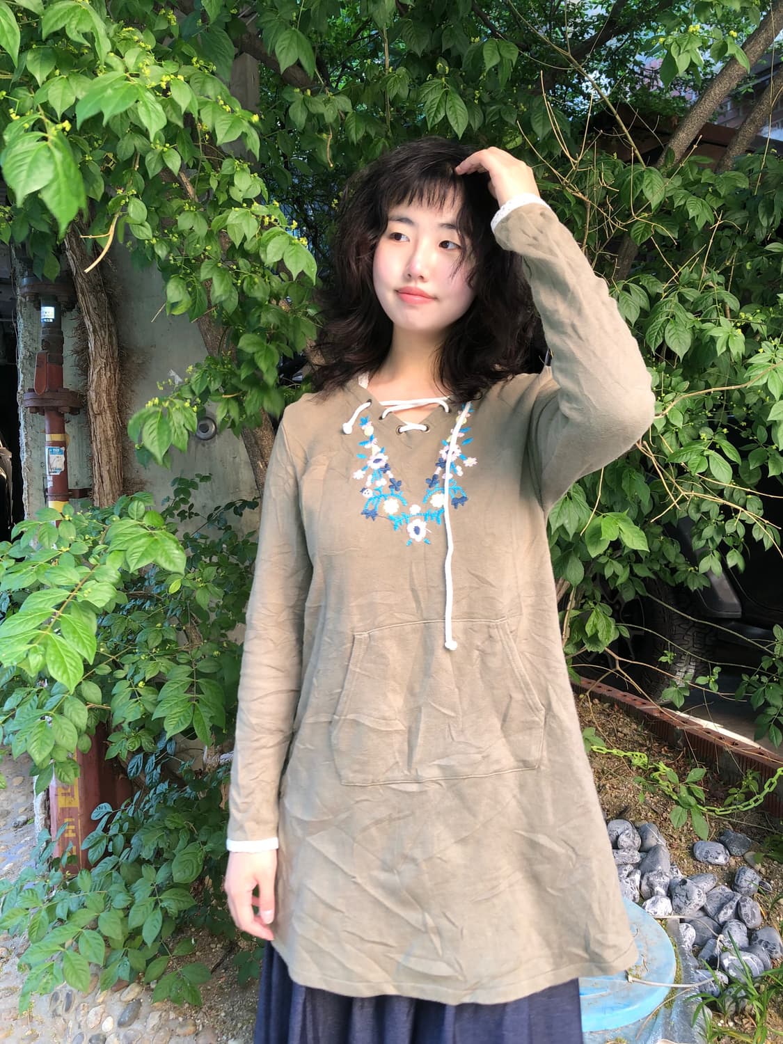 Beams Heart hood-dress 상품이미지2