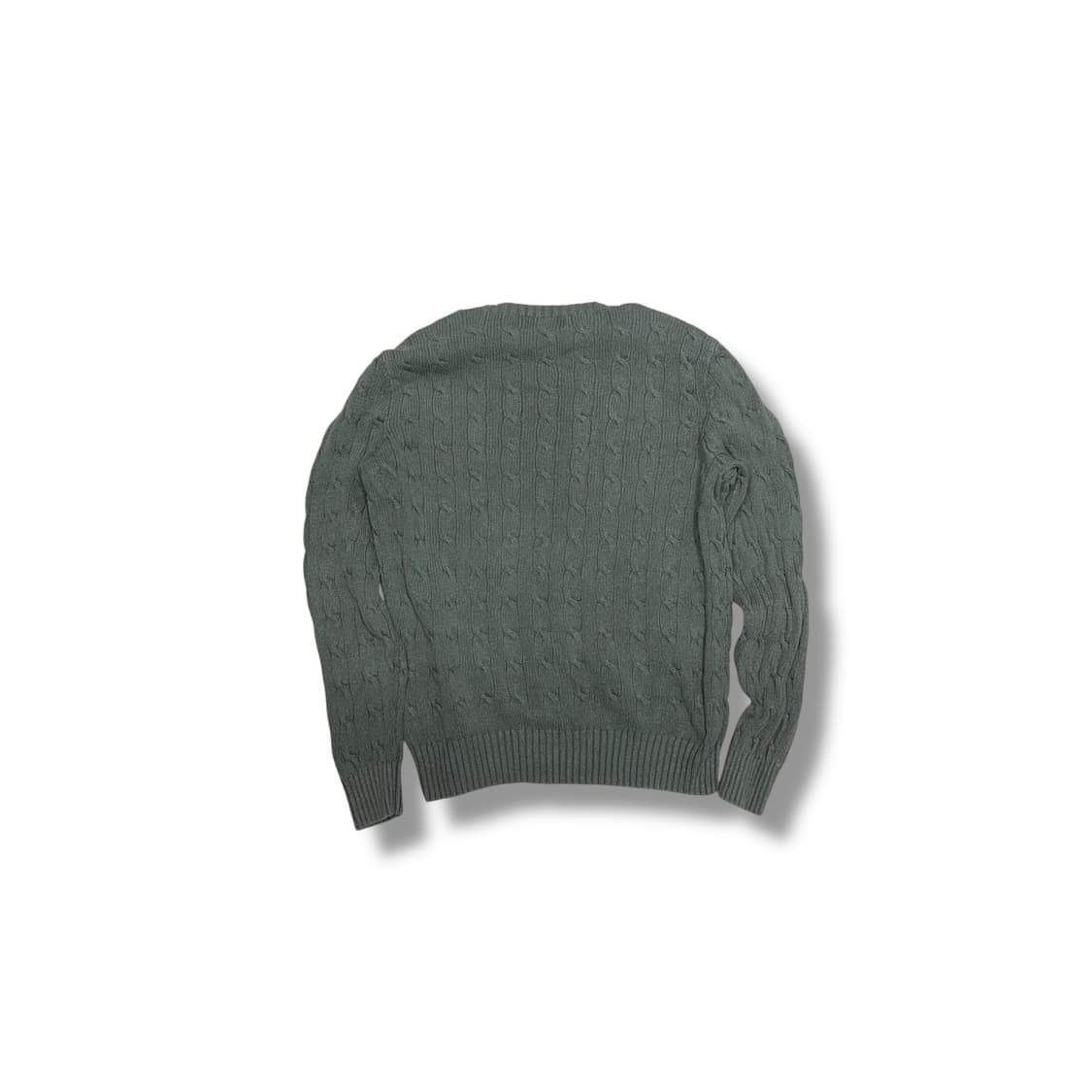 [S] 폴로 올리브 케이블 니트 상품이미지4