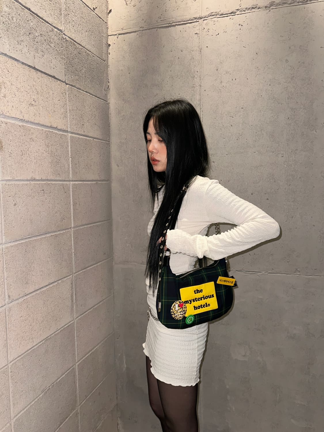 미스테리어스호텔 호보백 체크 상품이미지2