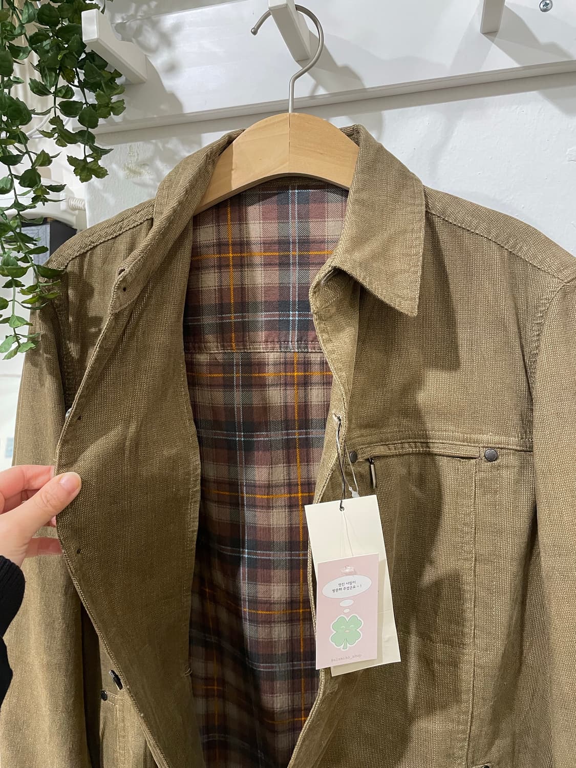 허쉬 퍼피스 셔츠형 자켓 상품이미지10