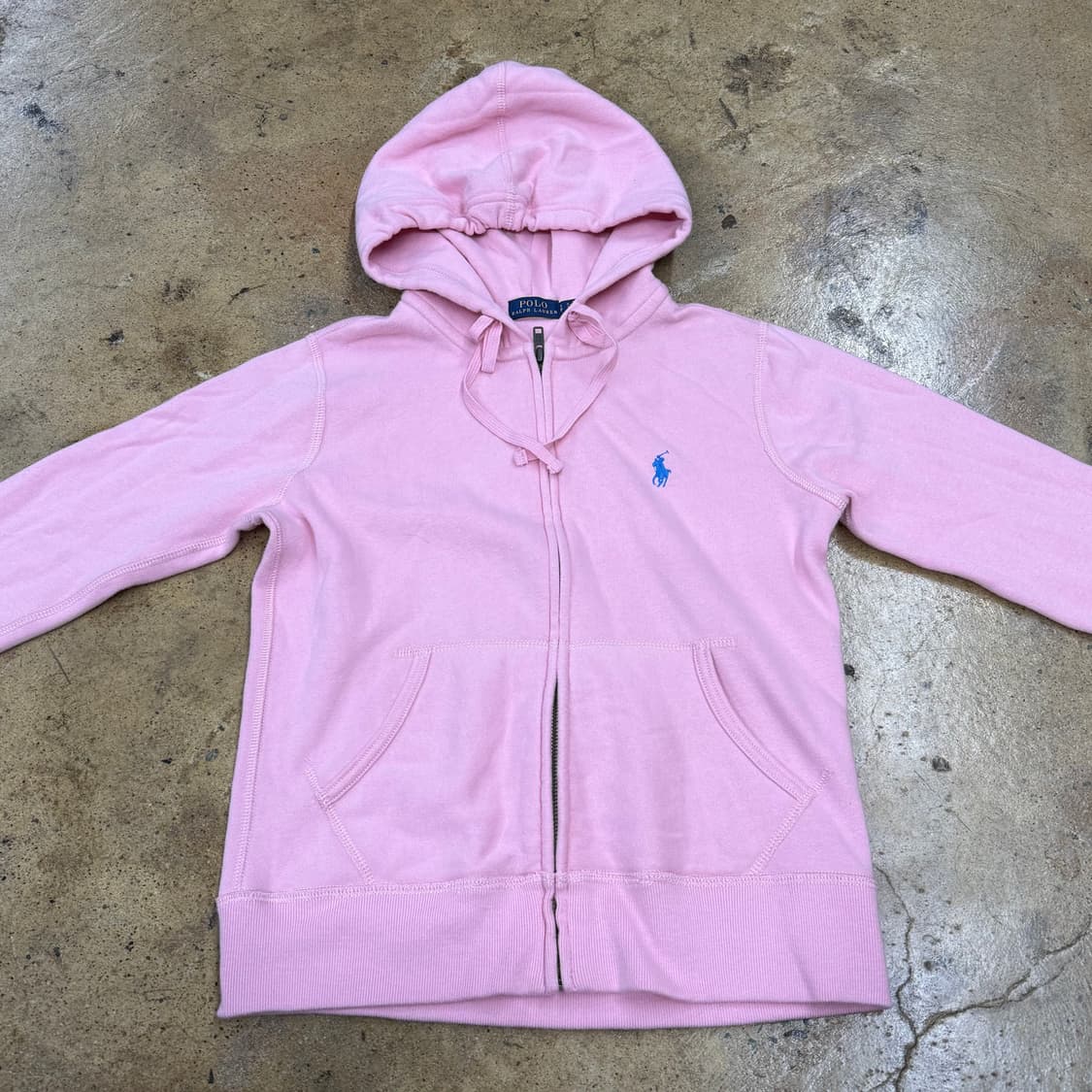 폴로 랄프로렌 딸기우유 핑크 후드집업 상품이미지3