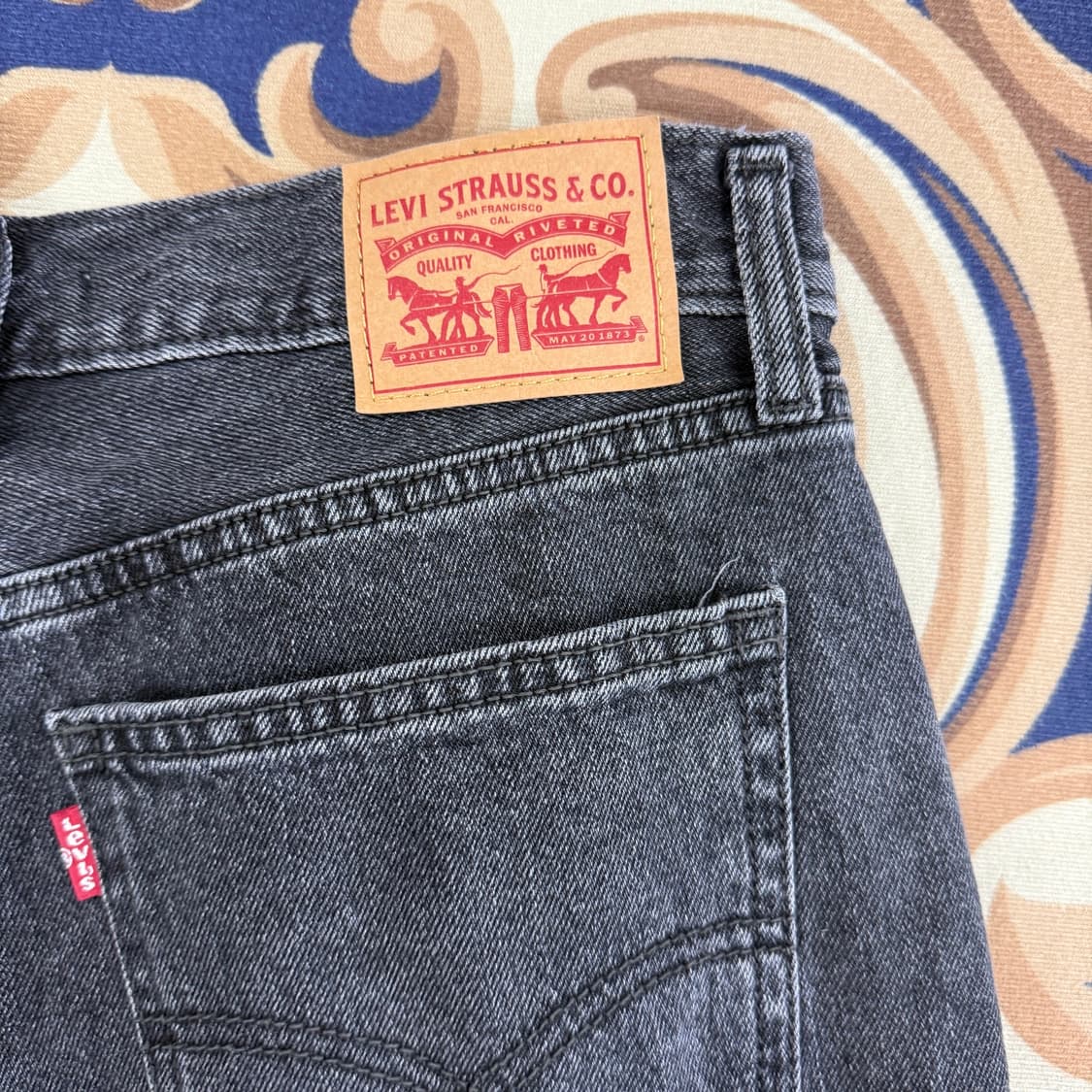 (27)리바이스 Levis 흑청 데님팬츠 상품이미지2