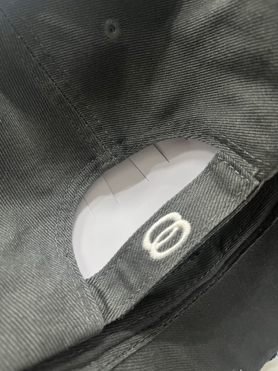 발렌시아가 유니티 볼캡 차콜 상품이미지4