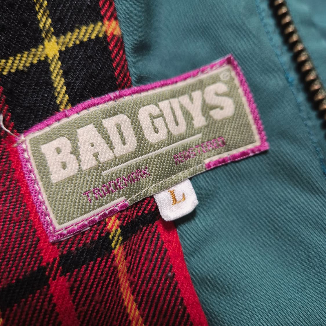 일본 BAD GUYS 블루종 워크자켓 L 상품이미지5