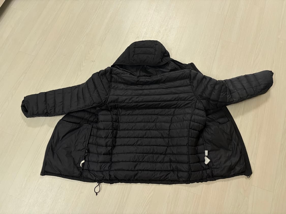노스페이스 에어 라이트 후디 다운 자켓 블랙 XL 105 상품이미지4