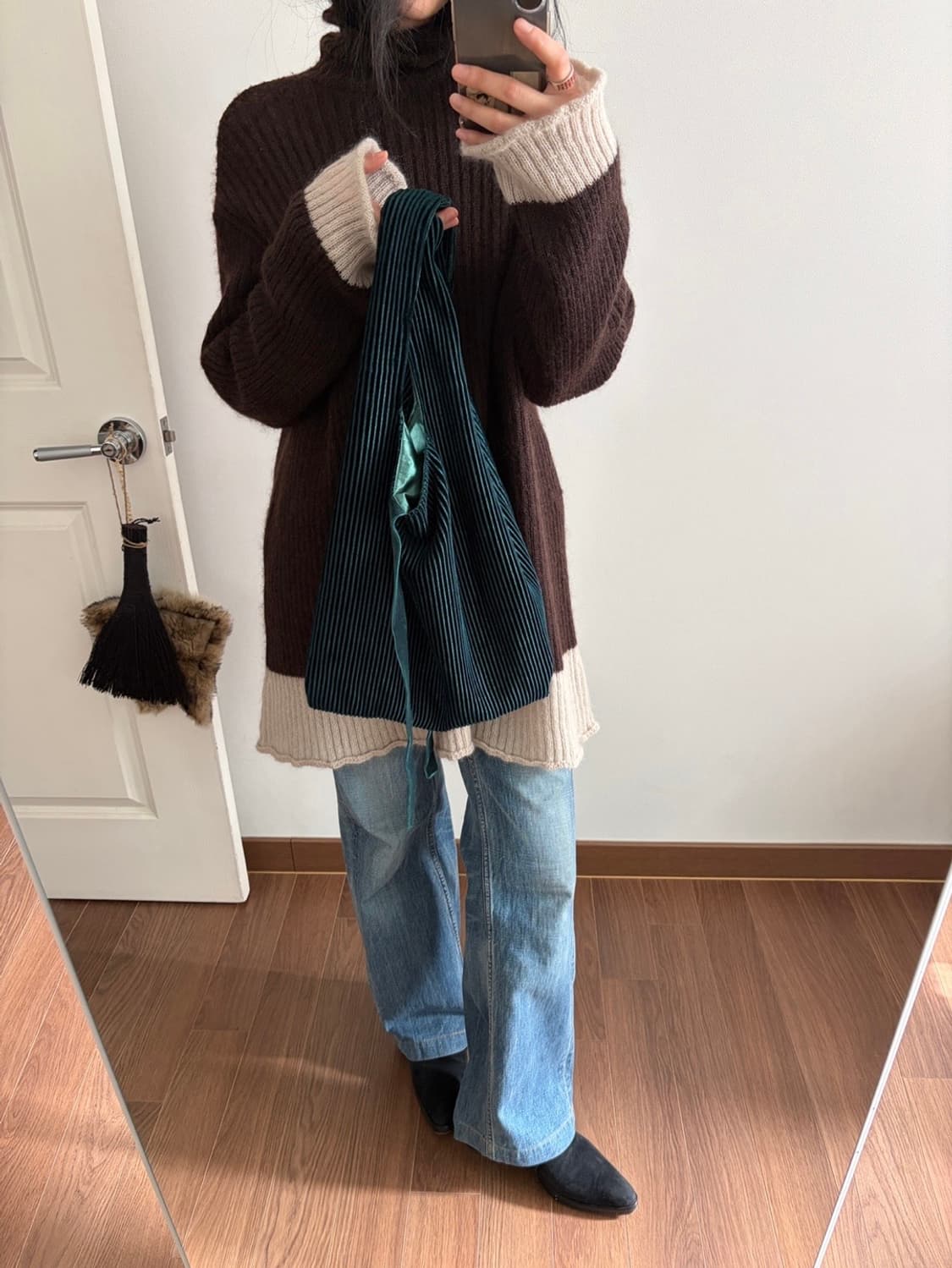 velour corduroy tote bag 상품이미지2