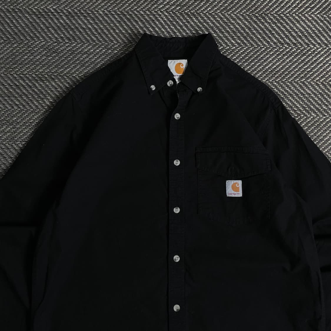 칼하트 포켓 블랙 박시핏 워크 셔츠o 3251 상품이미지4