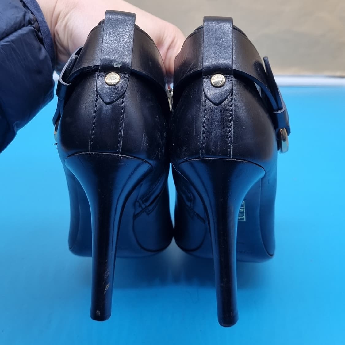 버버리 여성부티부츠37.5 240 굽10 상품이미지4