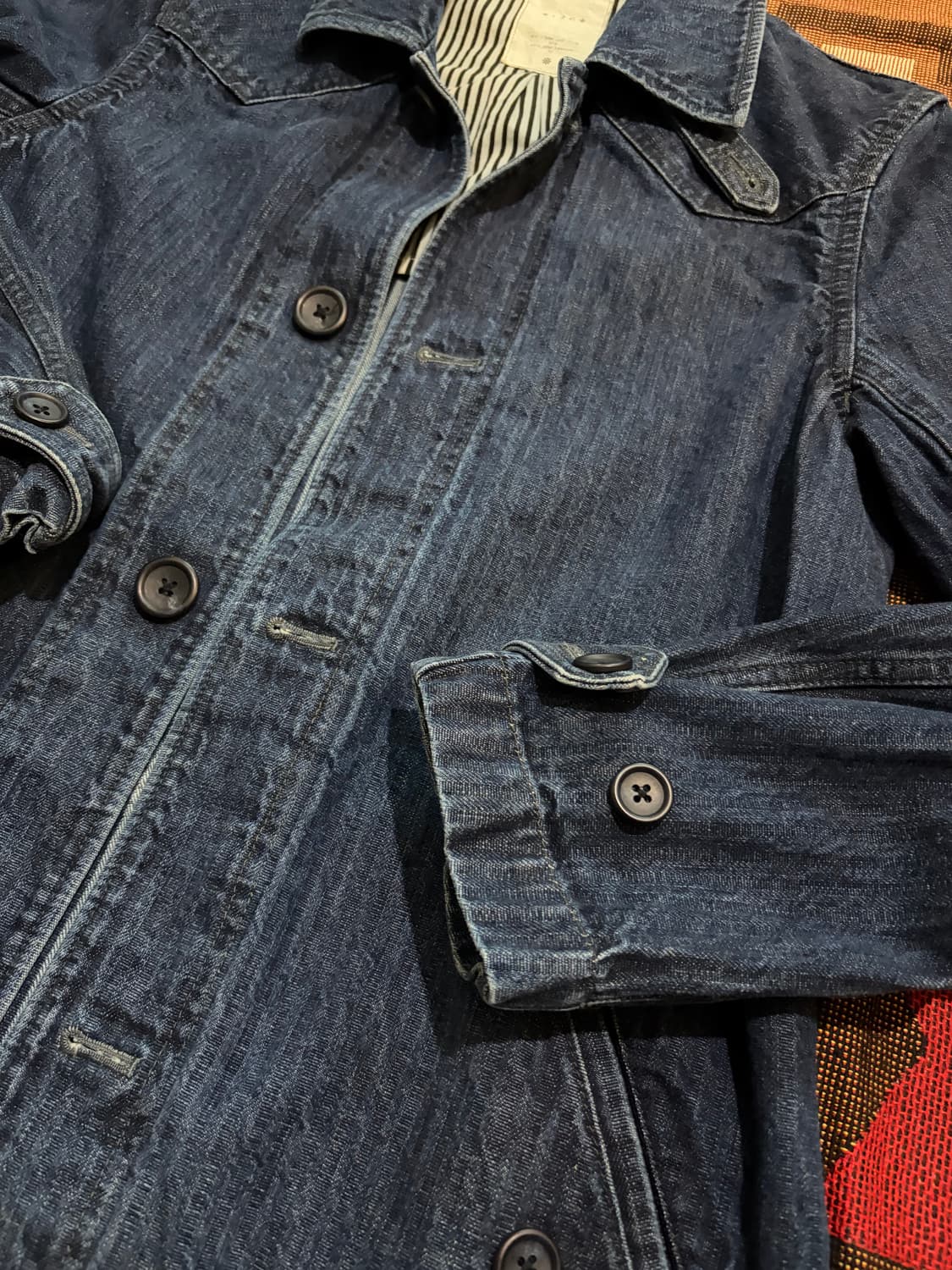 55) 재팬 빈티지 여성 데님 웨스턴 코트 상품이미지2