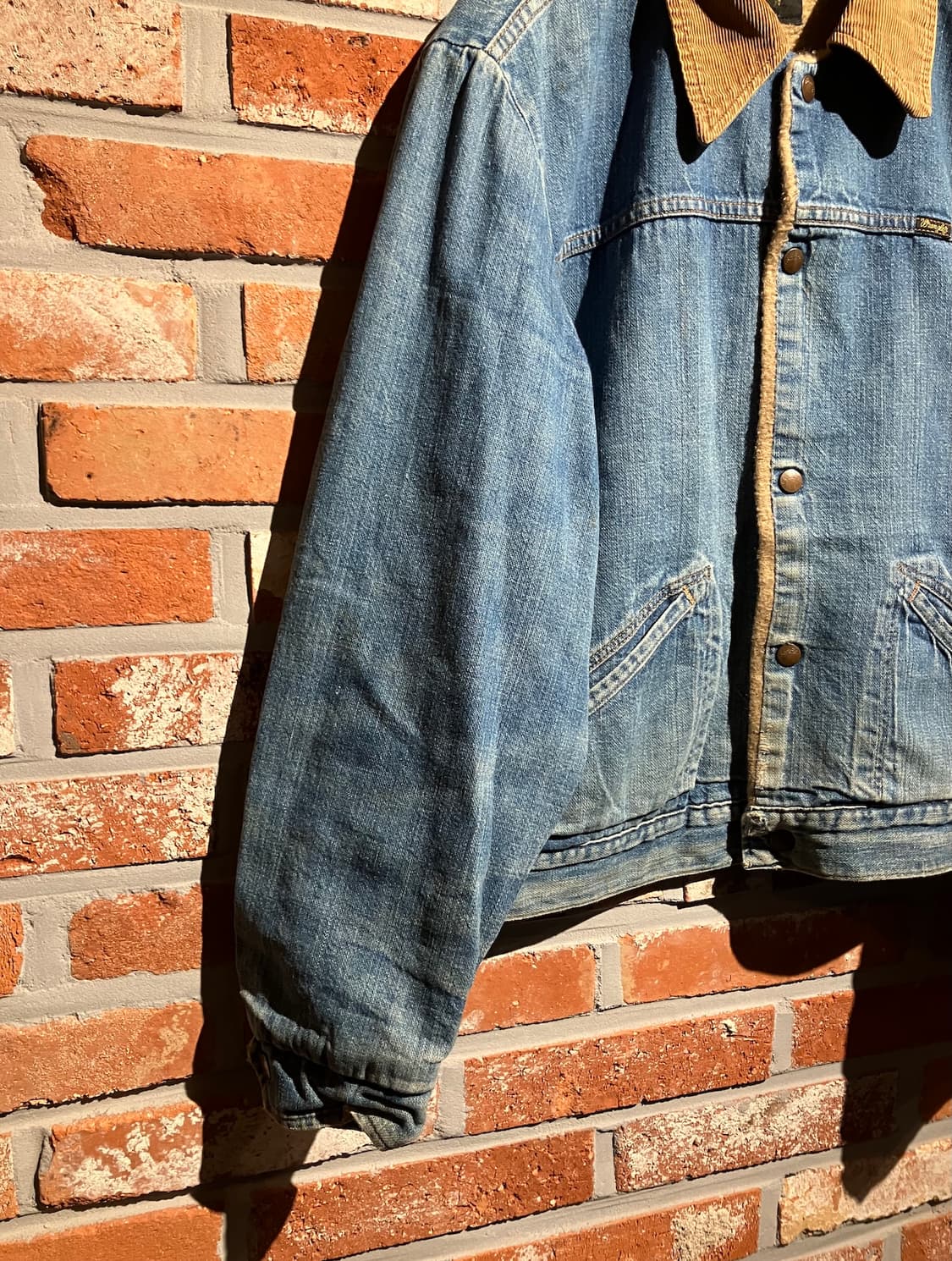 70s USA 빈티지 랭글러 데님 셰르파 자켓 상품이미지3