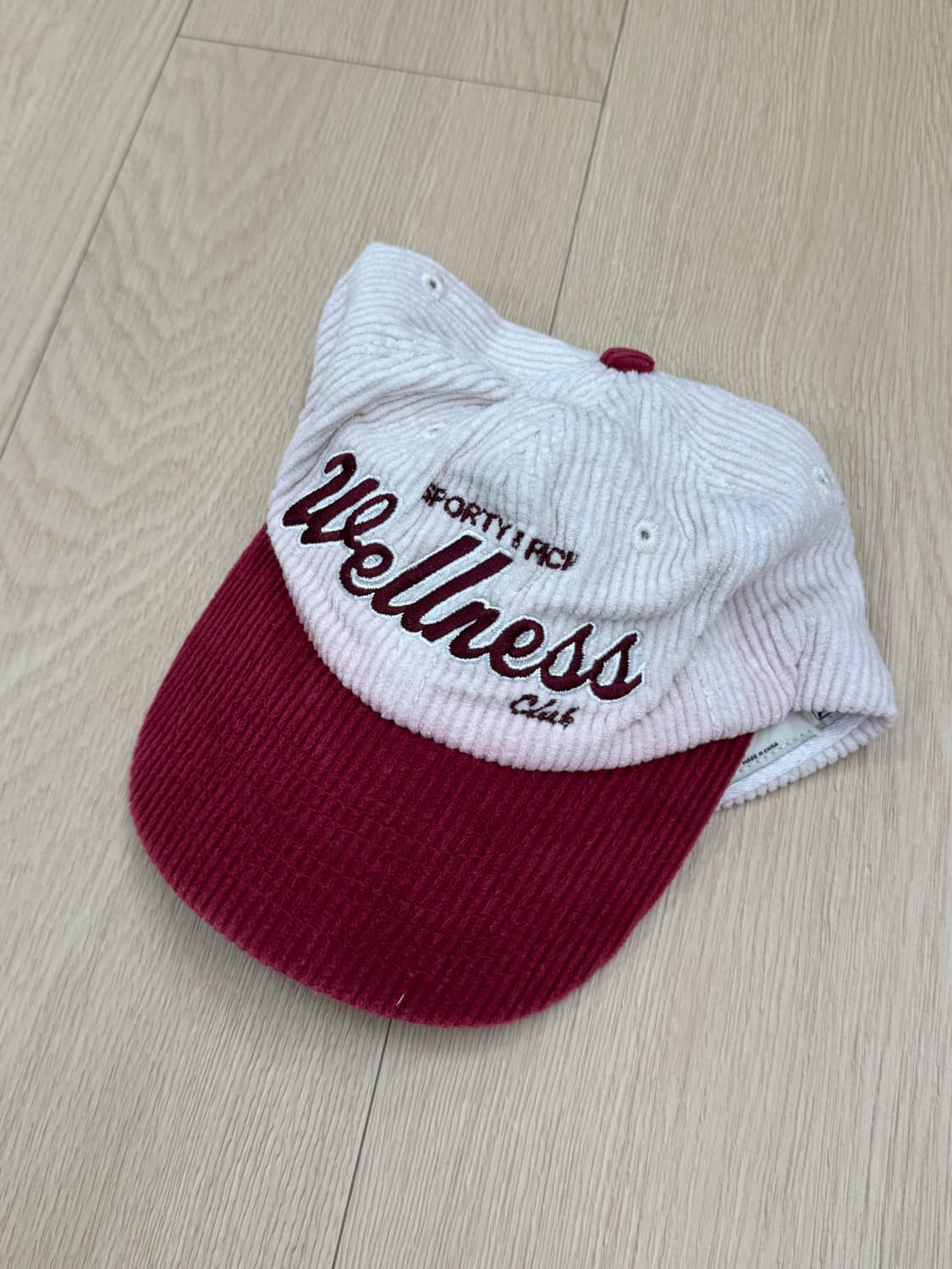 스포티앤리치 코듀로이 캡 상품이미지1