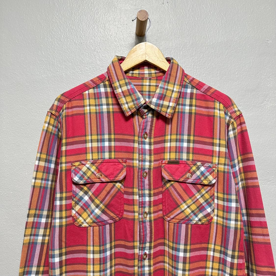 칼하트 플란넬 체크 셔츠 상품이미지2