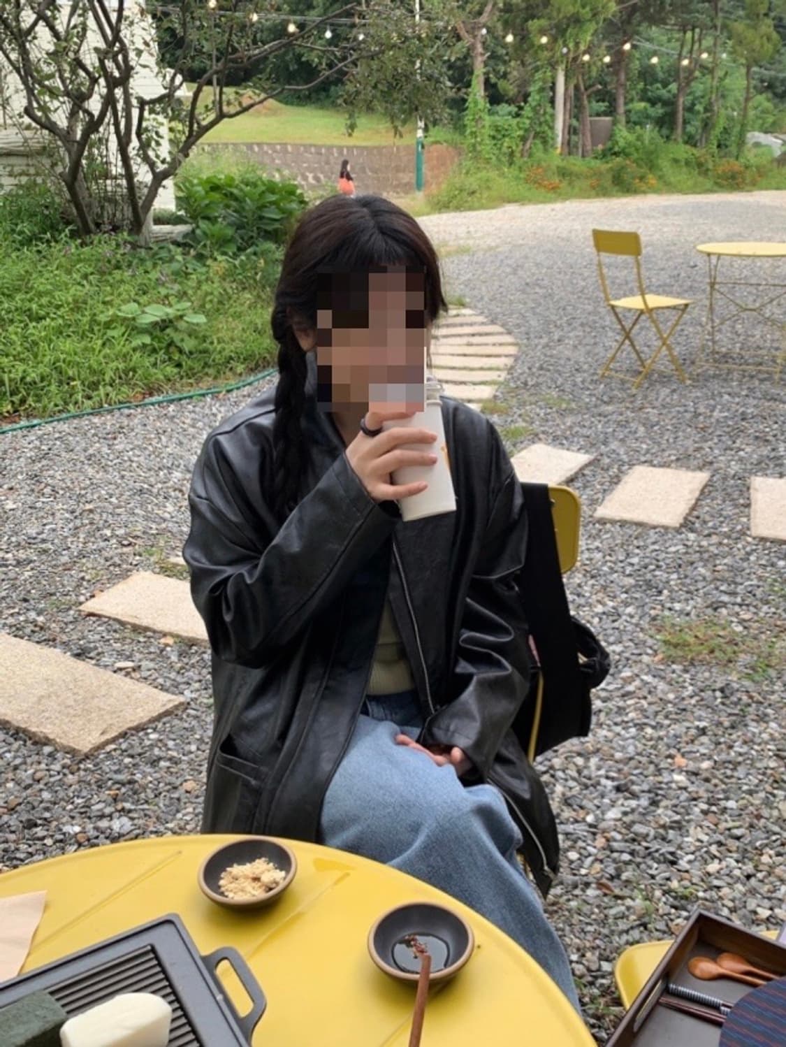 블랙레더 자켓 상품이미지1