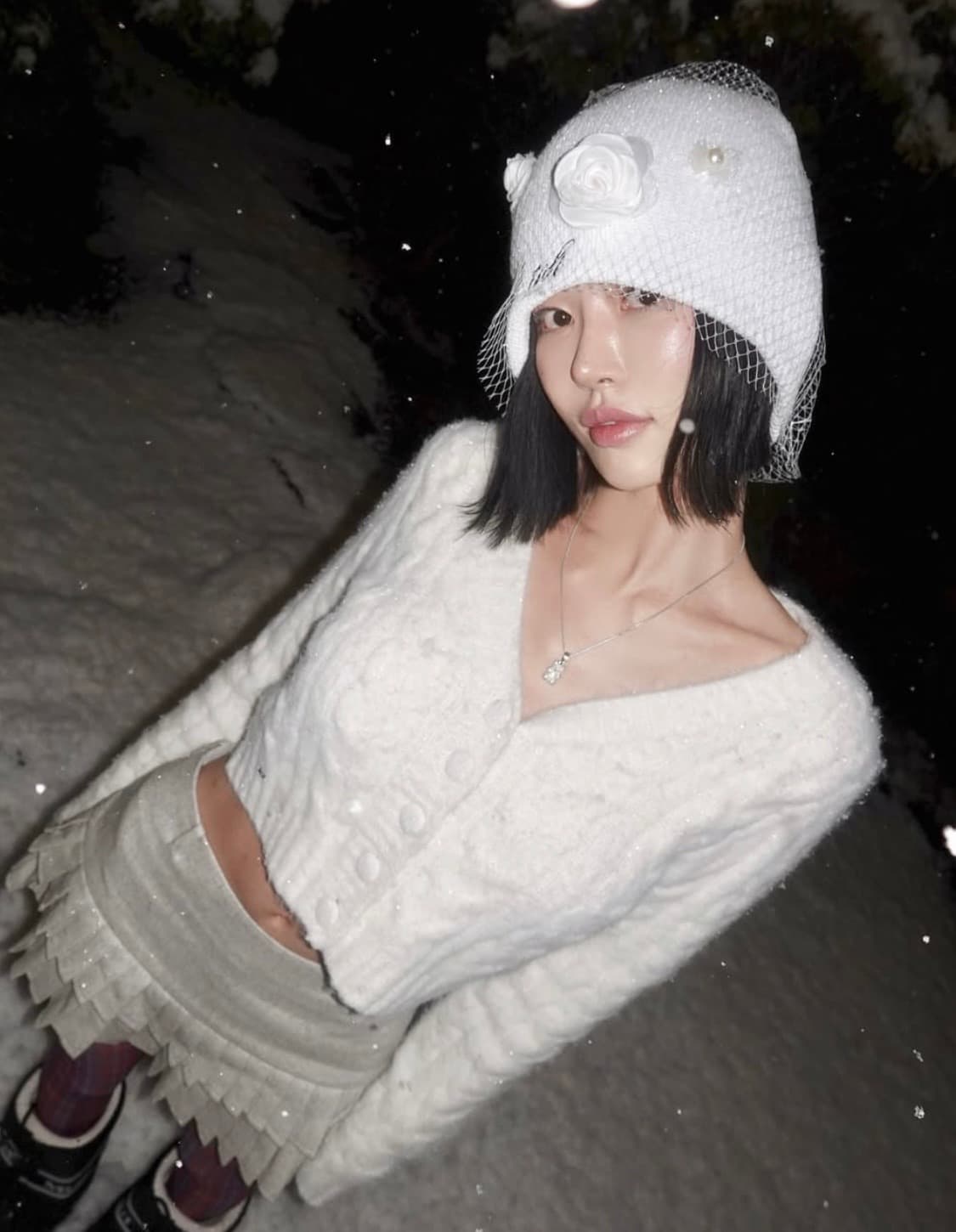 페일제이드 24FW Wool Hairy Crop Cardigan 상품이미지2