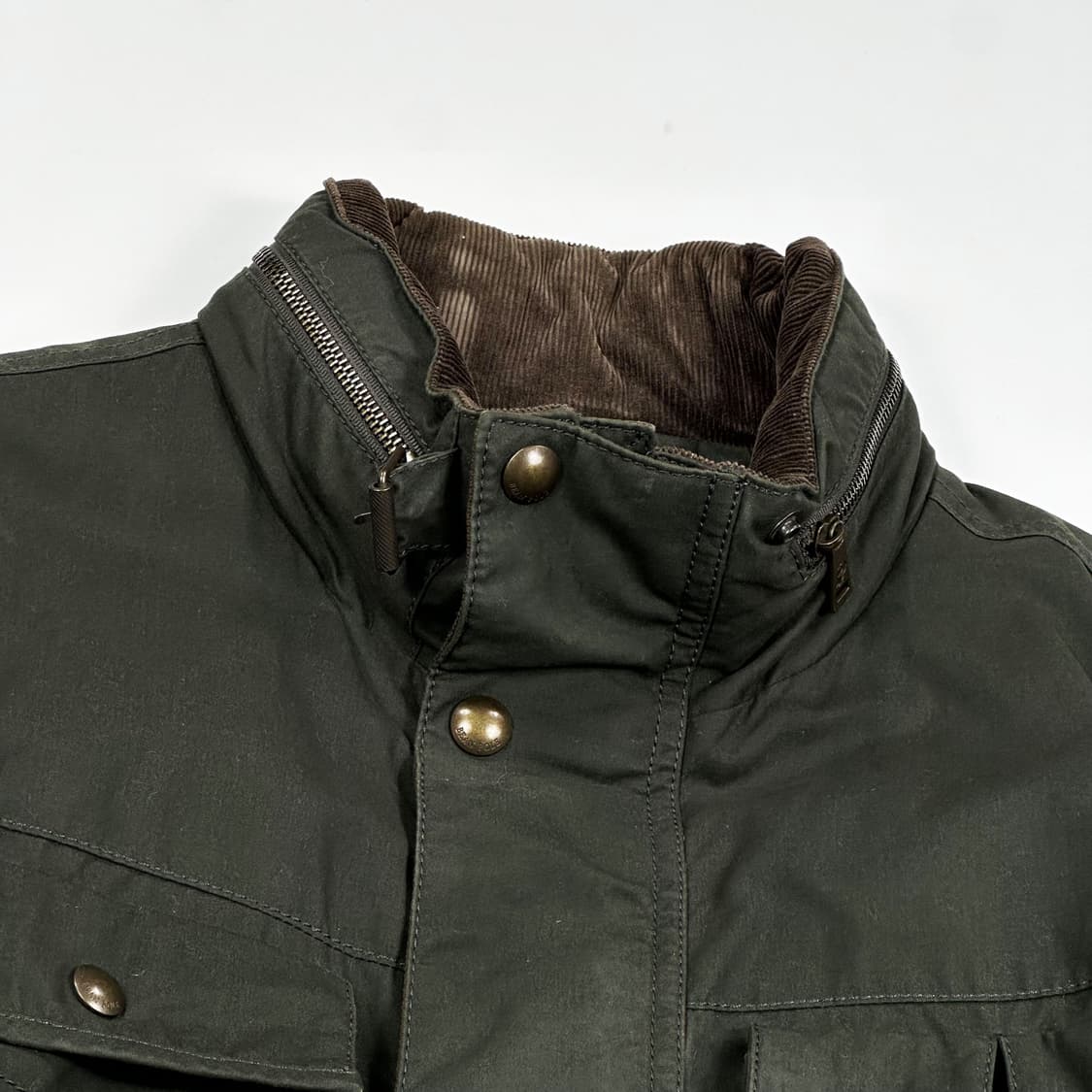빈폴 클래식 왁스 필드자켓 카키 XL 상품이미지3