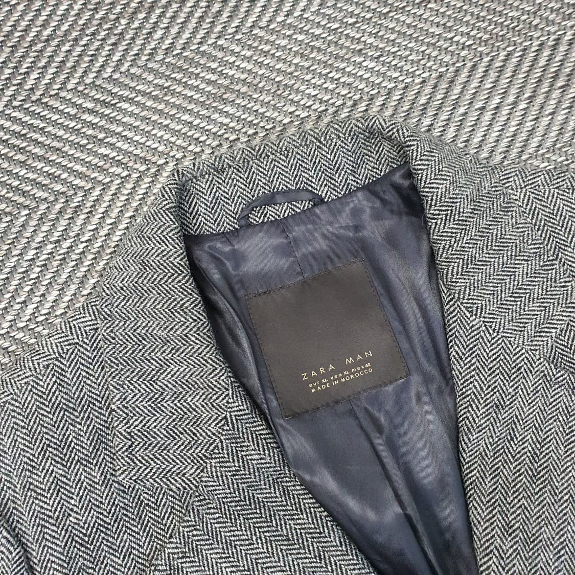 자라 헨링본 코트 자켓 남자105 상품이미지2