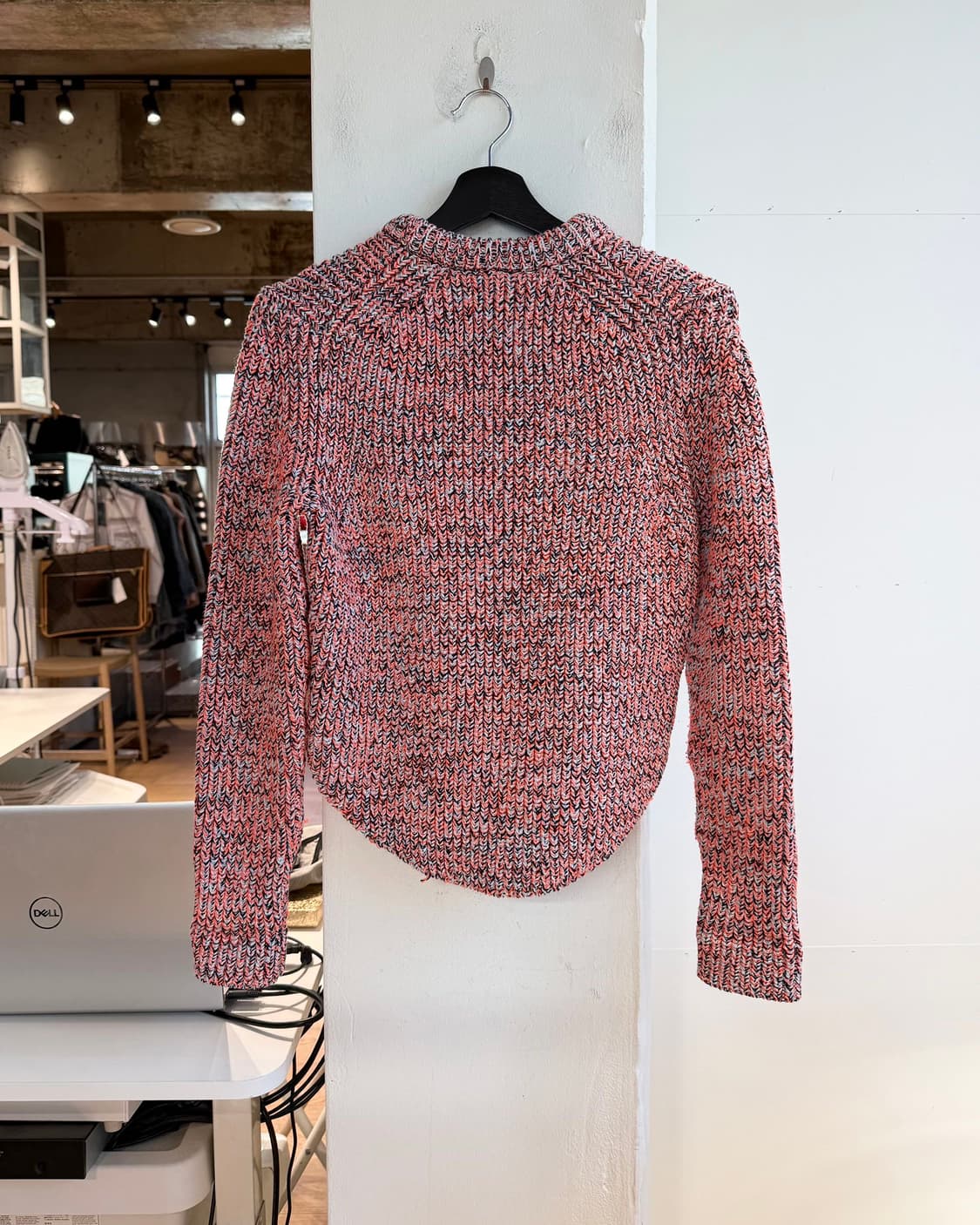 셀린느 오렌지 믹스컬러 코튼 니트  상품이미지7